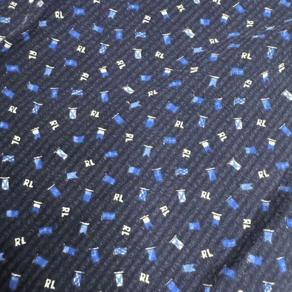 Polo Ralph Lauren Men's Drawstring Pajama Lounge Pants Sleepwear Blue Medium - Picture 4 of 7